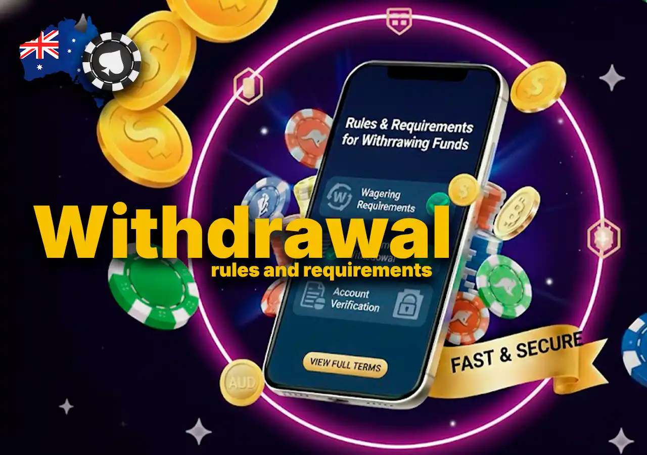 Rules and requirements for casino withdrawals in Australia